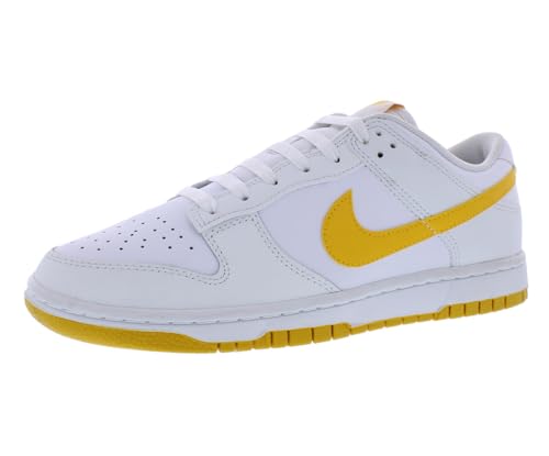 Nike Dunk Low Retro homme pointure 48.5, baskets en cuir blanc et blanc cassé DV0831-110