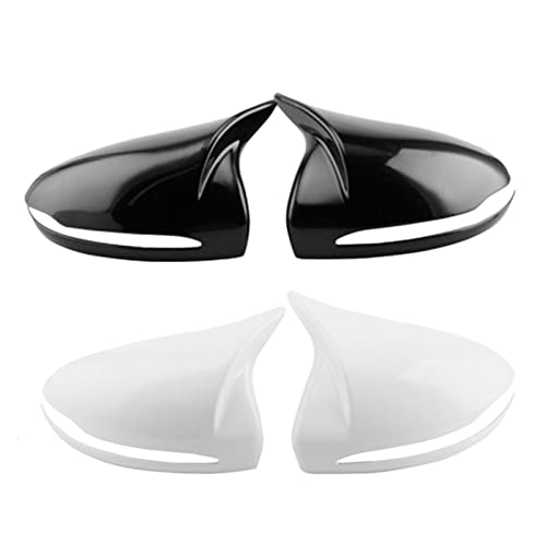 Rétroviseur latéral couverture style cornes pour Mercedes Classe C et B noir - 2