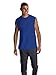 Fruit of The Loom Men's Eversoft Cotton Sleeveless T Shirts, Breathable & Moisture Wicking with Odor Control, Sizes S-4X, Muscle-2 Pack-Blue, 3X-Large