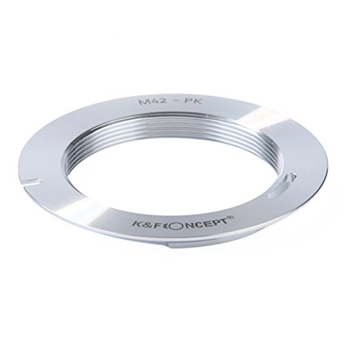 K&F Concept レンズマウントアダプター KF-42K (M42マウントレンズ → ペンタックスKマウント変換)近接撮影専用