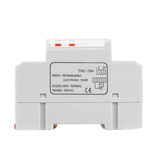 Minuterie numerique THC-30A 20A 16A interrupteur horaire programmable 12V - 4