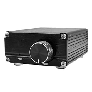 High Power Output: Equipped with TI TPA3116D2 amplifier chip, this mini subwoofer amplifier offers powerful 100W output with 90% efficiency, ensuring a dynamic listening experience. Compact Design: The super mini size of this amplifier allows for eas...