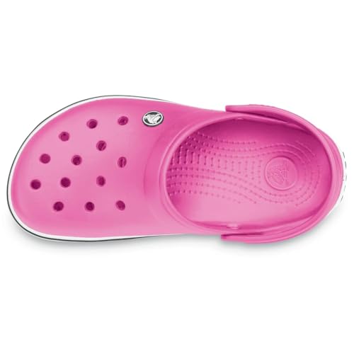 Image of Crocs Unisex CrocbandClogs, Fuchsia, 8 UK Men / 9 UK Women