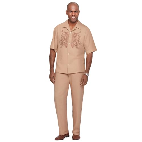 Embroidered Linen Walking Set