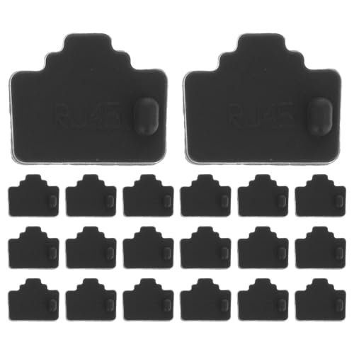 Tapones antipolvo RJ45 Kisangel de silicona para puertos de router y PC