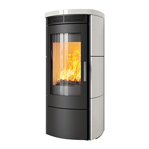 Preisvergleich Produktbild HARK Kaminofen 130 ECOplus Creme - Weiß Graphit