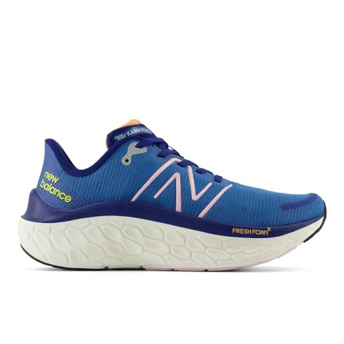 New Balance New Balance Women's Fresh Foam X Kaiha Road V1 Running Shoe, Blue Agate/Mid Century Pink, 5