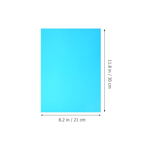 Image of SHINEOFI 10pcs Blue Gel Light Filter Sheets 30x21cm Color Correction Film for Photography Studio Lighting and Video Flash Equipment