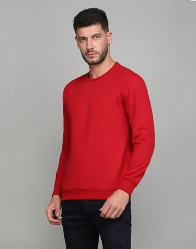 Image of SPUNN Men's Cotton Round Neck Full Sleeves Sweatshirt.