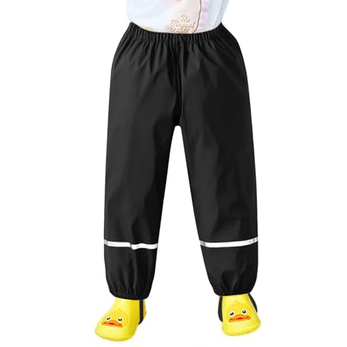 Regenhose Kinder Unisex Gefüttert Matschhose Ohne Träger Mädchen Jungen...