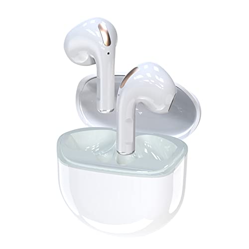 Nsxcdh Wireless Bluetooth 5.1 Earbuds, Wireless Headphones with Microphone, Low Latency,Stereo in Ear Earbuds Headset for Sports Working Games 