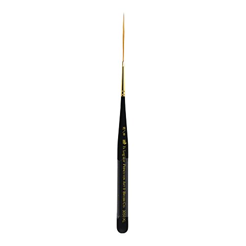 Image of Princeton Artist Brush, Mini-Detailer Brushes for Watercolor, Acrylic and Gouache Series 3050, XL Liner Synthetic Sable, Size 20x0