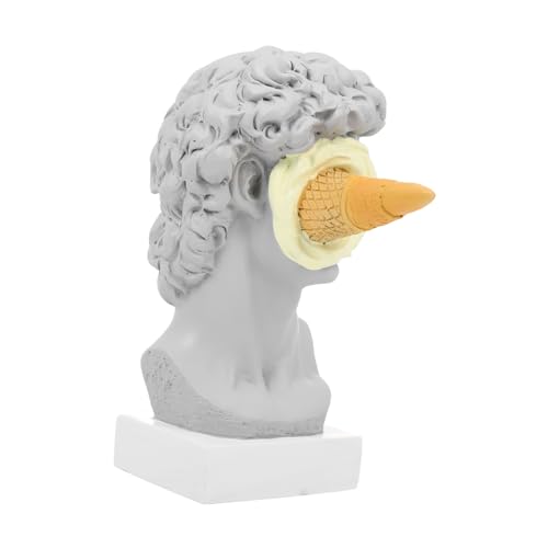 ULTECHNOVO Estatua David para Decoración Adorno Artístico para Oficina y Estantería
