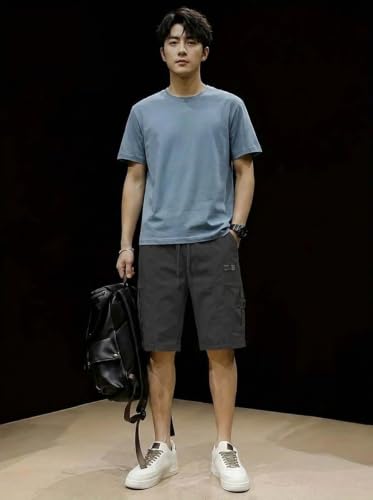 Lymio Men Shorts Gray Grey - Image 7
