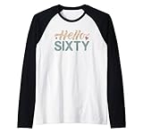 Photo Gallery 60° compleanno vintage hello sixty turns 60 anni divertente maglia con maniche raglan Photo Gallery 60° compleanno vintage hello sixty turns 60 anni divertente maglia con maniche raglan