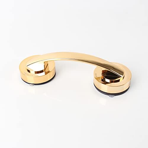 KAFENDA Large Glass Door and Window Handles, Bathroom Sliding Doors, cabinets, wardrobes, Suction Cups, Non-Marking Handles, Non-Porous Absorption Handles, Shower Grab Bars (Gold)