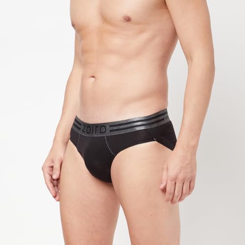 Image of Zoiro Men's Aniti Odor and Dry Patch Brief Pack of 2