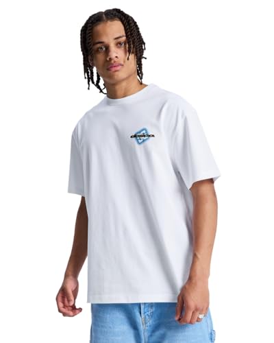 DC Shoes Blur Mark - Camiseta de Manga Corta - Hombre - Blanco