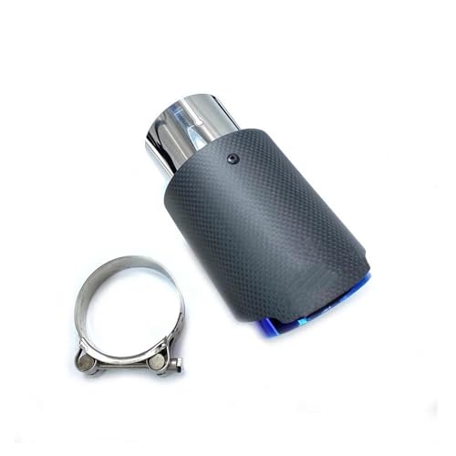Tuyau d'échappement en carbone mat 70-114mm embout droit pour BMW F30