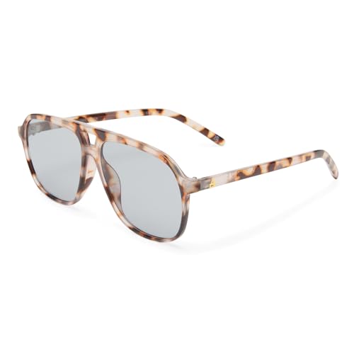 AIRE Womens Monoceros Sunglasses Cookie Tort Smoke Tint Print One Size