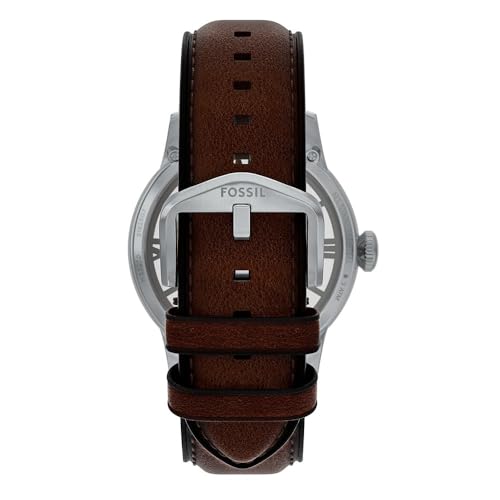 Image of Fossil Townsman Brown Automatic Leather Watch ME3270