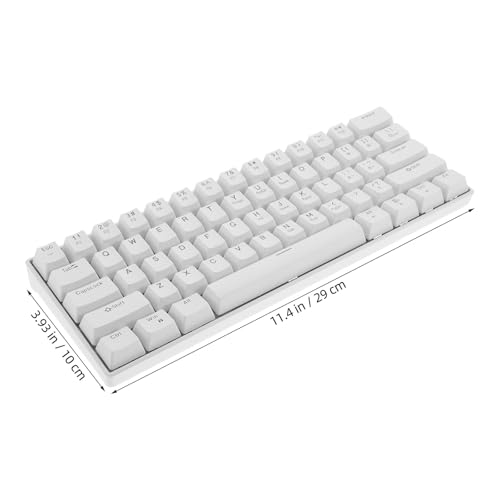 Clavier mécanique de jeu blanc K61 compact pour optimiser votre bureau - 2