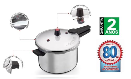 Panela de Pressão 10 Litros C/Fechamento Externo