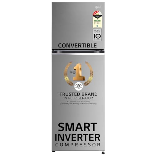 LG 246 L 3 Frost-Free Smart Inverter Compressor Double Door Refrigerator (2023 Model, GL-S262SPZX, Shiny Steel, Convertible & Multi Air Flow Cooling) LG 246 L 3 Frost-Free Smart Inverter Compressor Double Door Refrigerator (2023 Model, GL-S262SPZX, Shiny Steel, Convertible & Multi Air Flow Cooling)