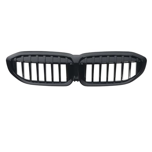 Rejilla de parachoques delantero Glossy Black de línea única para BMW Serie 3 G21 Estate