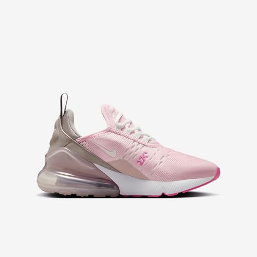 Nike Air Max 270 Big Kids' Shoes (IB4435-663, Pink Foam/College Grey/Platinum Violet/Summit White)3