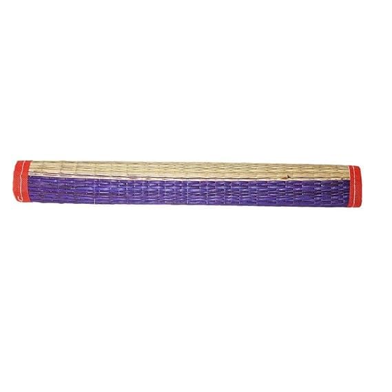 Generic Kusa Asan Pooja Mat for Sitting Kusha Grass Madurkathi Aasana 19x19 Inches Pack of 1