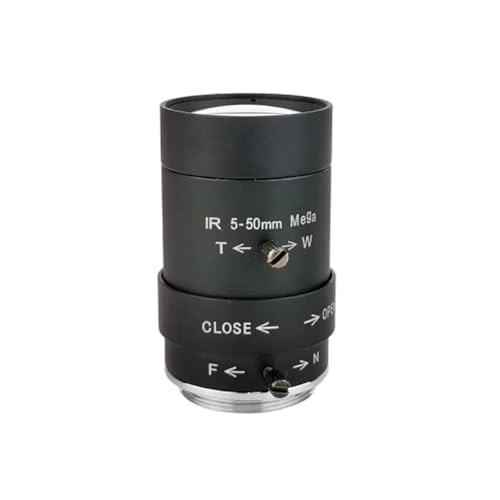 5-50mm 6-60mm 2.8-12mm Megapixel Varifocal Lens Manual Zoom & CS Mount CCTV Lens for CCTV Camera(5-50mm)
