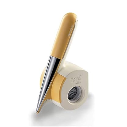 Foto di Ariete 457 Gratì Waterproof - Grattugia elettrica Impermeabile - Senza filo - Lavabile sotto acqua corrente - 2 rulli Acciaio Inox - Bianco e Giallo