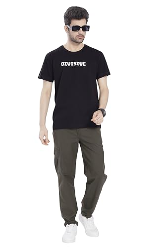 Image of DIVISIVE Men's Loose Fit Linen Blend Cotton Cargo Pants