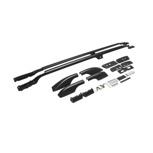 Barras transversales de techo para Land Cruiser LC200 2008-2021 de aleación en color negro