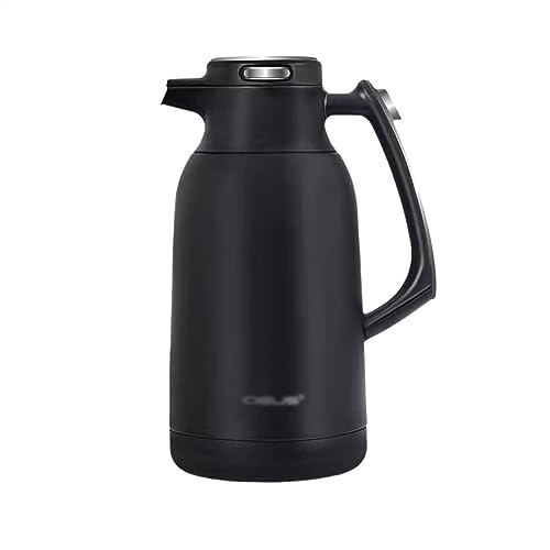 Tetera Eléctrica de Acero Inoxidable Negra 2L