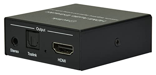 Extractor de audio digital HDMI 4K para conectar consolas modernas a un cine en casa clásico