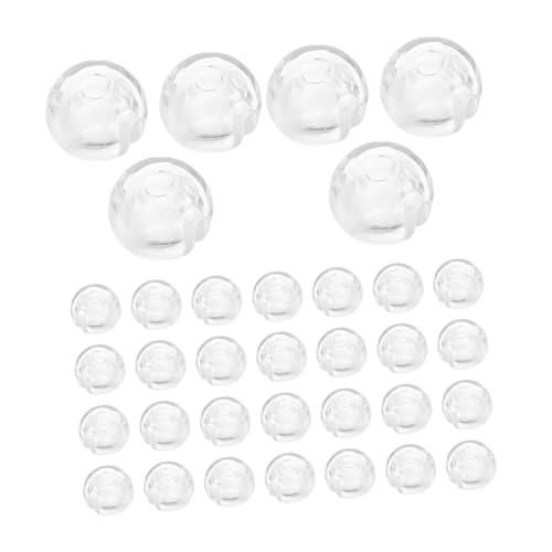 Topes de cadena de cuentas en POM transparentes para persianas verticales, pack de 40 piezas 2