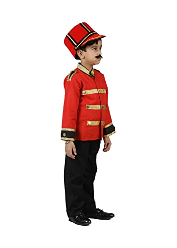 Image of BookMyCostume Mangal Pandey 1857 Mutiny Sepoy Freedom Fighter Patriotic Kids Fancy Dress Costume 6-7 years