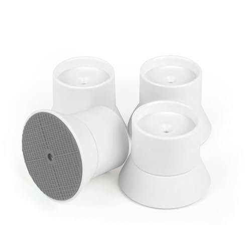 Mumeasy 4 Pack Baby Gate Wall Protector Extender – Pressure Mounted Child Safety Gate Extension Kit Extends 0.86–4.1 in, Protects Walls &amp; Doorways from Pet &amp; D Gates, Works on Stairs &amp; Door, White