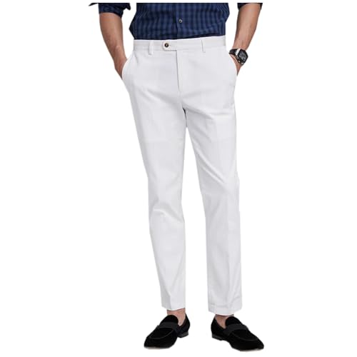 Men's Dress Pants Slacks Work Business Casual Slim Fit Gurkha Pants