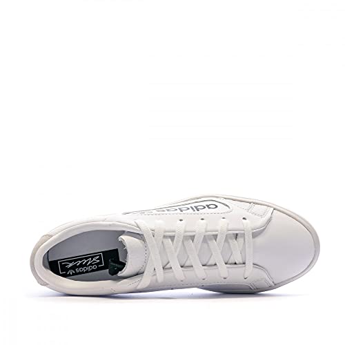 Image of adidas Sleek W, Women's Sneaker, FTWR White Crystal White Core Black, 4.5 UK (37 1 /3 EU)