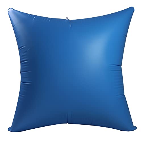 Welecom 4Ã—4 FT Pool Pillow Pool Winterizing Kit Above Ground Pool Pool Air Pillow Pool Cushion Inflatable Neck Pillow for Pool in The Swim Blue Inflatable Pool Pillow