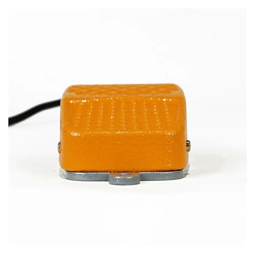 Interruptor de pedal eléctrico SPDT para activar taladros con manos libres aluminio 250VAC 4