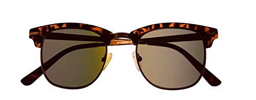Kenneth Cole REACTION Mens Square Tortoise Gold Metal Sunglass KC1330. 52N4