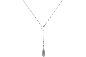 Teardrop Pendant Lariat Y Necklace