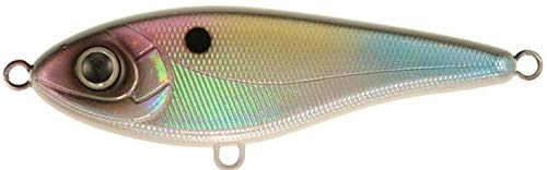 Strike Pro Baby Buster Jerkbait Leurre, 011 - Arc-en-ciel argenté.