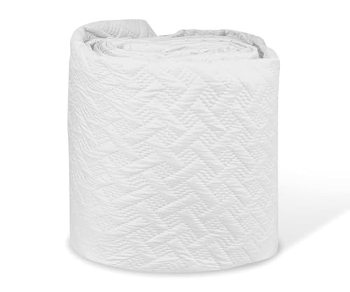 Listado de Tiendas de blancos - los más vendidos. 47 Smart Bamboo: Colcha Reversible/Hipoalergénico, Ligera, Suave y Resistente/Ideal para Todas Las Estaciones + Fundas de Almohada (Blanco, Individual)
