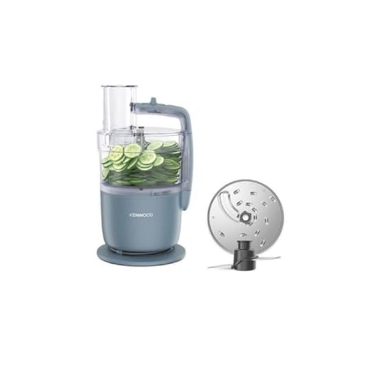 Robot multifonction KENWOOD FDP22.000GY - 1 vitesse + Pulse - 650W - Bol 1,3L + accessoires