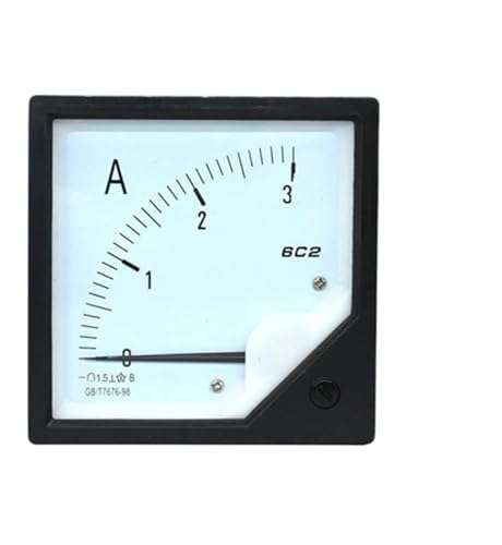 Ampèremètre 6C2 DC jauge de testeur d'ampère 5A pour circuit automobile